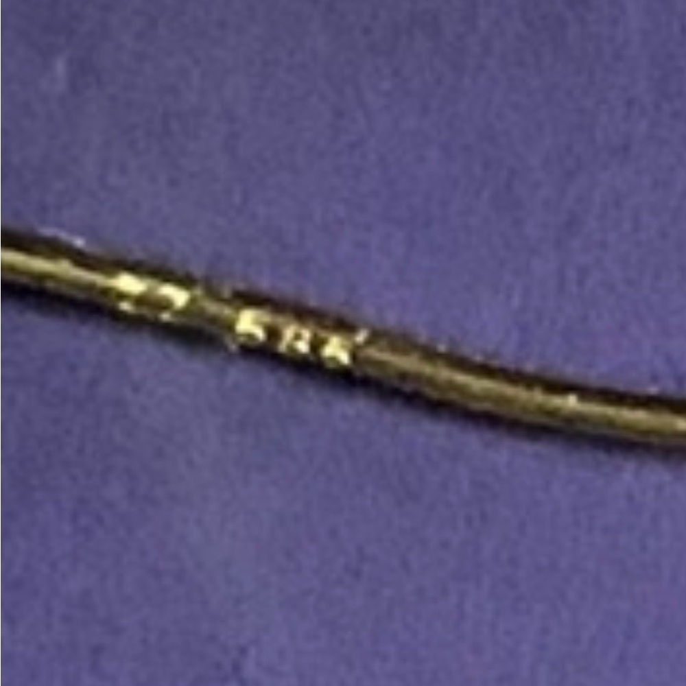 Beautiful Solid 14k Gold Circular Dangle Earrings… - image 7